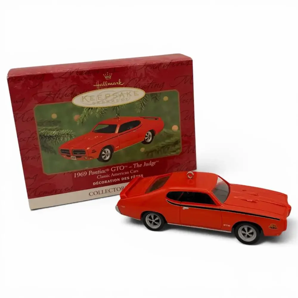 Hallmark Keepsake 2000 1969 Pontiac GTO The Judge Christmas Ornament